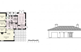 Газобетонный коттедж