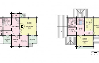 Дом лесенка