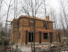 Дом из керамического камня