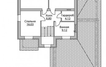 Коттедж со встроенными двумя гаражами 221 кв.м.