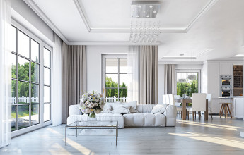 Светлый фасад и два этажа 224 кв.м.