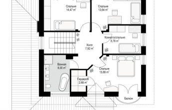 Светлый фасад и два этажа 224 кв.м.