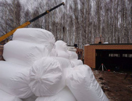 Зимняя стройка 2016. Банный комплекс и коттедж