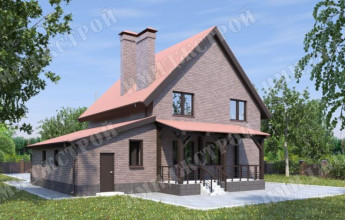 Мансардный дом с паркингом