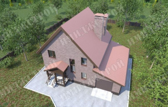 Мансардный дом с паркингом