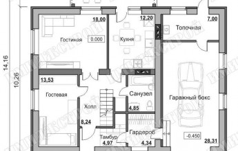 Мансардный дом с паркингом