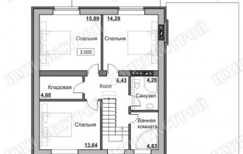 Мансардный дом с паркингом