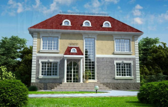 Проект большого дома на 485 квадратов