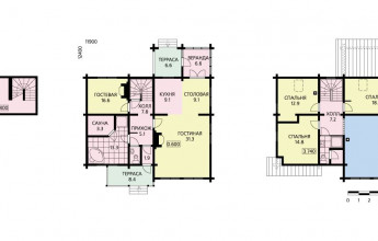 Экологичный деревянный дом