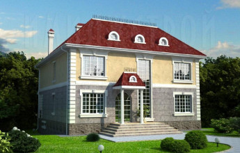 Проект большого дома на 485 квадратов