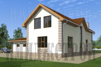 Коттедж с гаражом 193 кв.м.