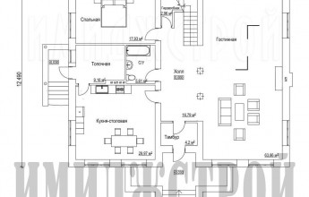 Дом камень и кирпич 297 кв. м.