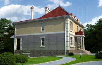 Проект большого дома на 485 квадратов