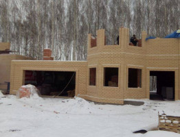 Зимняя стройка 2016. Банный комплекс и коттедж