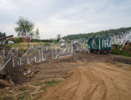 Строительство дома с большой террасой в Искино 198 кв.м