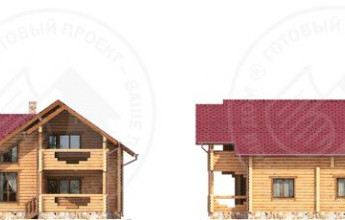 Бревенчатый дом для круглогодичного проживания