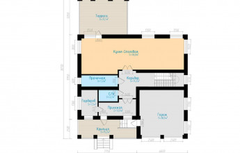 С террасной доской на фасаде 357 кв.м.