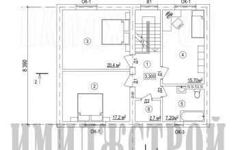 Простой дом 144 кв.м.