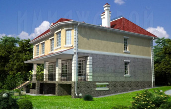 Проект большого дома на 485 квадратов