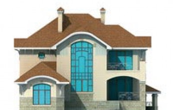 Трехэтажный коттедж с цоколем на 476 кв2