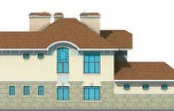 Трехэтажный коттедж с цоколем на 476 кв2