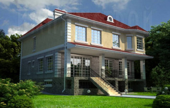 Проект большого дома на 485 квадратов