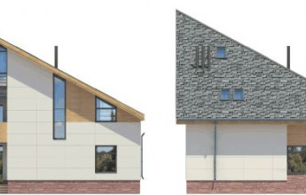 Дом с угловым решением входа