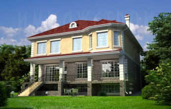 Проект большого дома на 485 квадратов