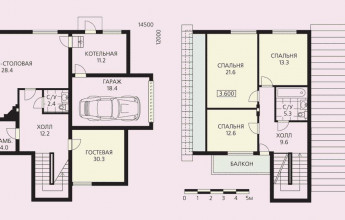 Дом с лаконичными фасадами