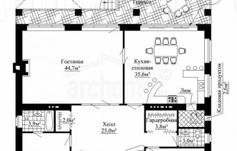 Проект большого дома на 485 квадратов