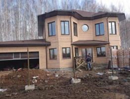 Зимняя стройка 2016. Банный комплекс и коттедж