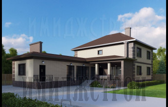 Коттедж с бассейном 294 кв.м.