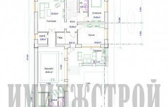 Коттедж с бассейном 294 кв.м.