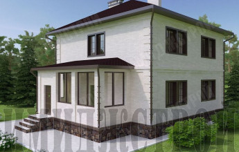 Дом с закрытой террасой 180 кв.м.