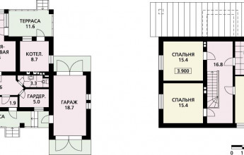 Дом с двусторонней ориентацией