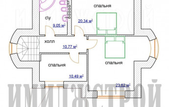 Дом с полукругом 158 кв.м