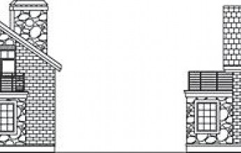 Экономичный блочный коттедж