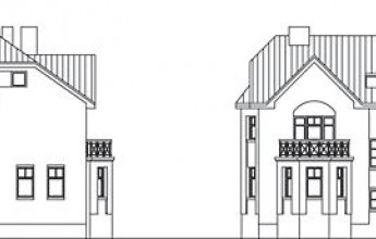 Минидворец с полноценными этажами и мягкой крышой