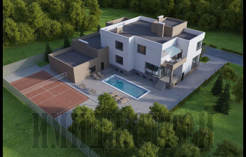 С плоской кровлей 1100 м2