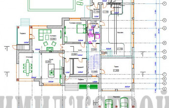 С плоской кровлей 1100 м2