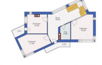 Коттедж с плоской кровлей 205 кв.м.