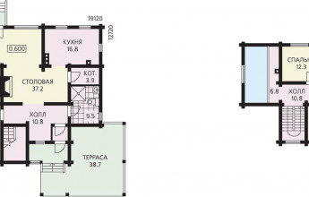 Большой дом с террасой