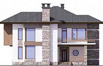 Особняк из кирпича с полными этажами на 210 кв2