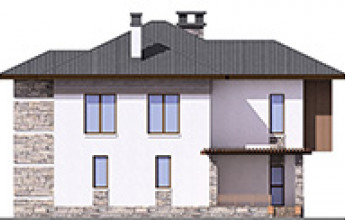 Особняк из кирпича с полными этажами на 210 кв2