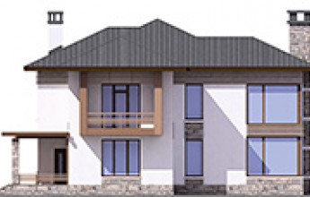 Особняк из кирпича с полными этажами на 210 кв2