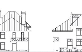Красивый особняк со встроенным гаражом и террасой