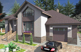 Одноэтажный коттедж 192 кв.м.