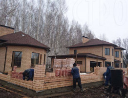 Зимняя стройка 2016. Банный комплекс и коттедж