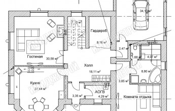 Дом в Уптино 277 м2