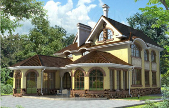 Дом с башенкой на 529 квадратов